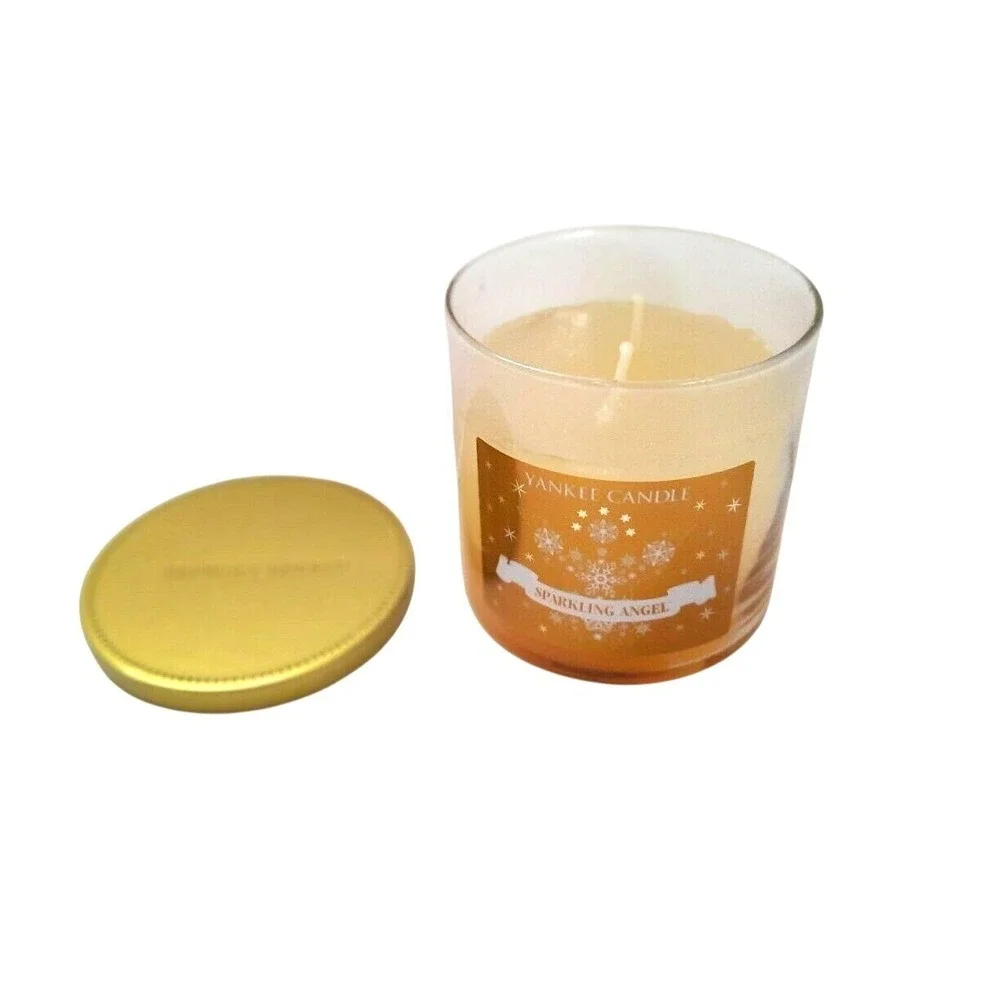 Yankee Candle Sparkling Angel Medium 2-Wick Scented Candle 11.5 oz Gold Lid